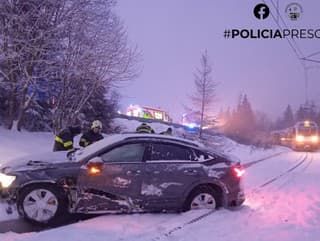 Nehoda pod Tatrami: Auto
