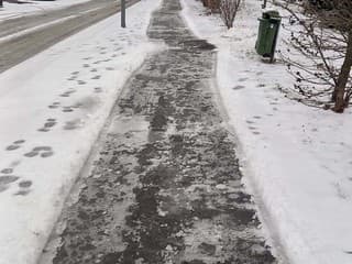 Chodník na Cyrilovej ulici