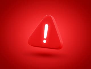 Warning sign icon 3d