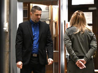 Na snímke obžalovaný Adam