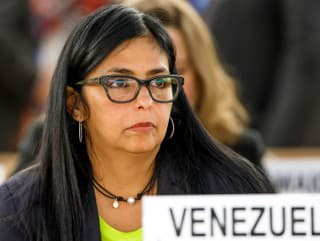 Dočasná venezuelská prezidentka Delcy
