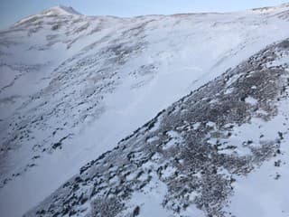 Lavína v Západných Tatrách