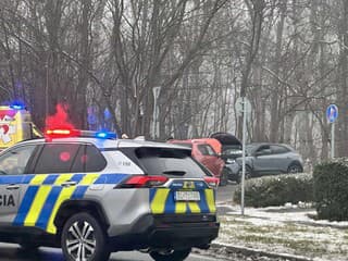 čelná zrážka na križovatke