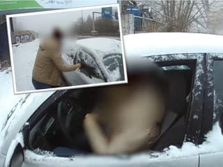 Vodičku so zasnežením autom