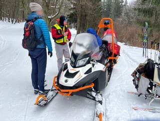 Horskí záchranári pomohli mladej