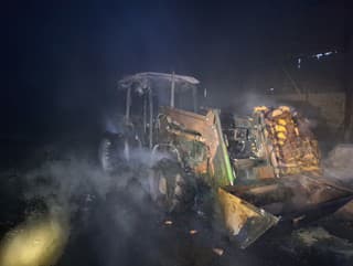 Požiar na družstve v