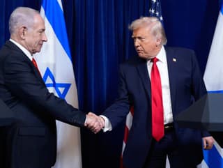 Benjamin Netanjahu a Donald