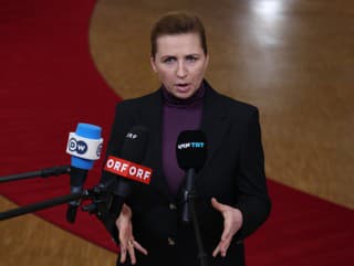 Dánska premiérka Mette Frederiksenová.