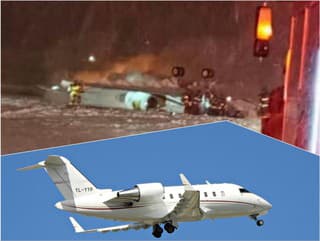 Dramatický pád lietadla v