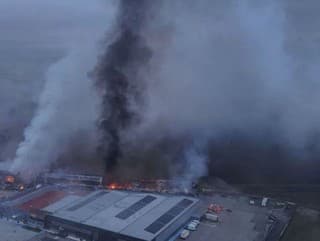 Explózia a obrovský požiar!