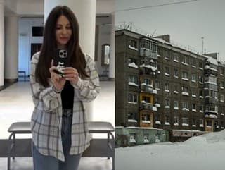 Ruská influencerka sa smeje,