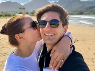 Filip Jančík s manželkou