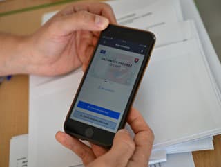 Na snímke mobilná aplikácia