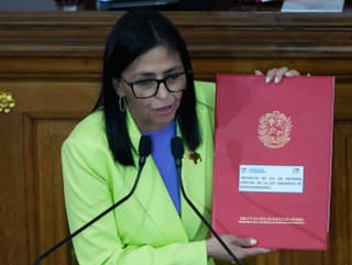 Dočasná venezuelská prezidentka Delcy