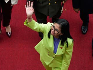 Dočasná venezuelská prezidentka Delcy