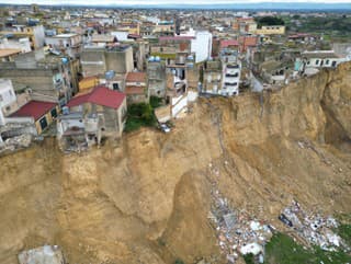 Letecký pohľad na Niscemi,