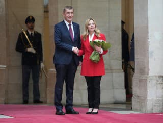 Na snímke talianska premiérka