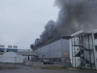 Požiar v areáli vedeckého