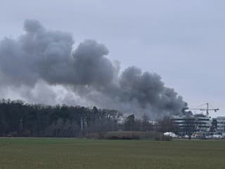 Rozsiahly požiar v Nemecku