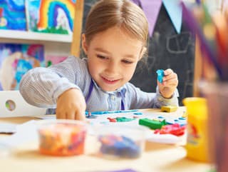 Portrait of smiling little