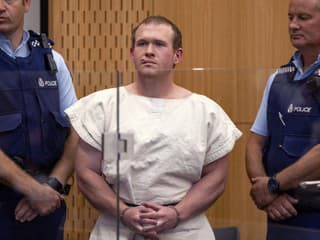 Brenton Tarrant v rukách