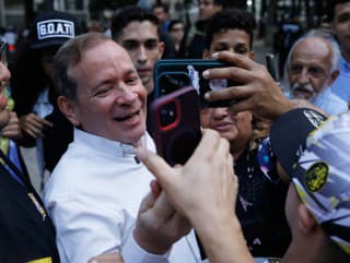 Venezuelský opozičný líder Juan