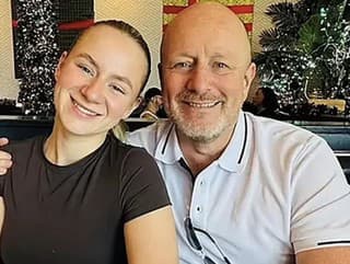 Lucy Harrisonová s otcom