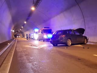 V tuneli Považský Chlmec