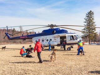 Úraz bežkára na Skalke.