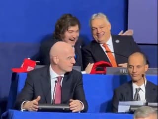 Javier Milei a Viktor