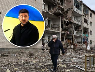 Zničený bytový dom po