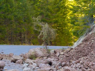 Dobrá správa: Nebezpečný zosuv