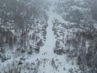 Lavína v Žiarskej doline.