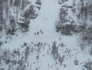 Lavína v Žiarskej doline.