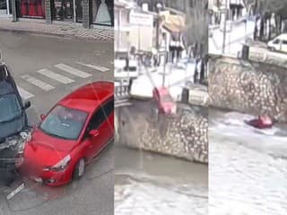 Dopravná nehoda na križovatke