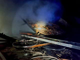 Nočný požiar v Šaštíne-Strážach: