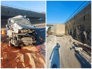 HRÔZOSTRAŠNÁ nehoda na R1