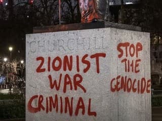 Vandalský čin v Londýne: