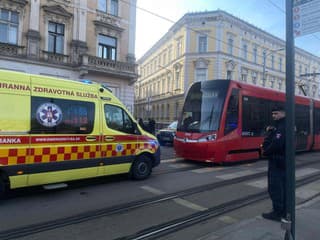 Nehoda v centre Bratislavy: