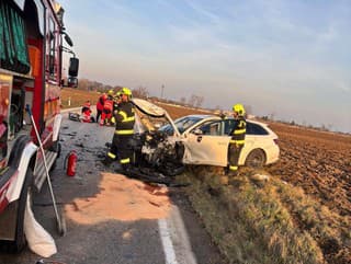 Vážna dopravná nehoda pri