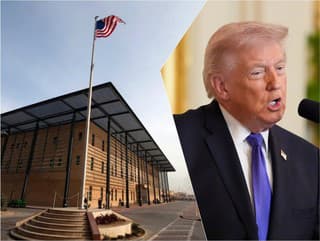 Iránske drony zasiahli ambasádu