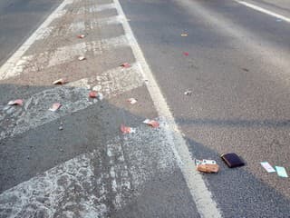 Dážď bankoviek v centre