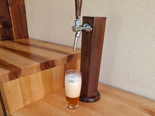 Čapované pivo v altánku?