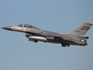 Turecké stíhačky F-16.