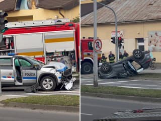 AKTUÁLNE Desivá zrážka policajného