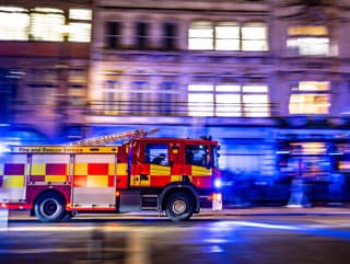 Veľký požiar v centre