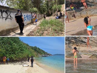 Zábery nahých turistov sa