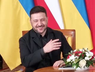 Ukrajinský prezident Volodymyr Zelenskyj.