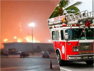 Požiar v štátnej rafinérii