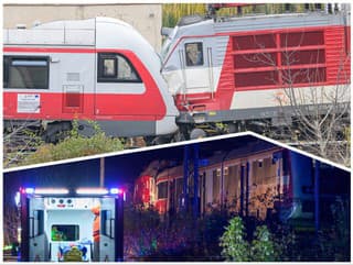 Snímky zo zrážky dvoch